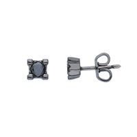 Orecchini Babila Milano Donna Forever in Oro bianco Diamante Black 0.40 Ct 250361 - 250361